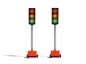 Preview: BUSCH 5451 H0 2 Baustellenampeln LED 